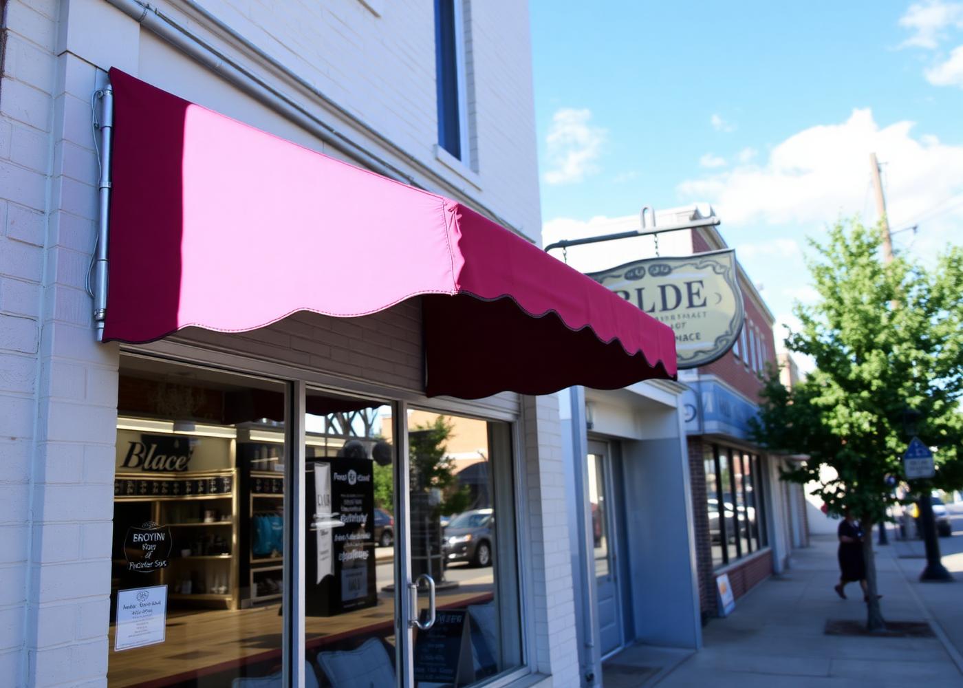 Main street awning
